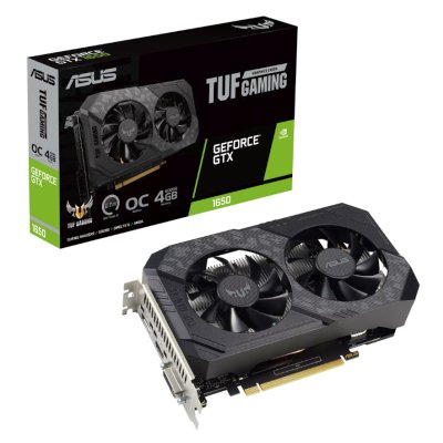 ASUS nVidia GeForce GTX 1650 4Gb TUF-GTX1650-O4GD6-P-V2-GAMING