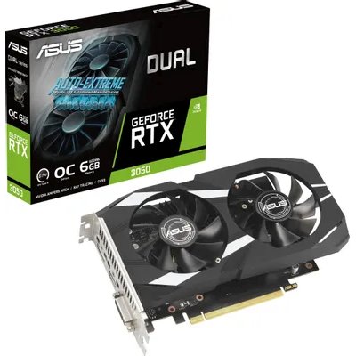 ASUS nVidia GeForce RTX 3050 6Gb DUAL-RTX3050-O6G