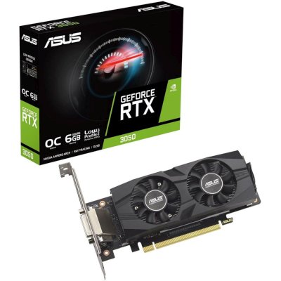 видеокарта ASUS nVidia GeForce RTX 3050 6Gb RTX3050-O6G-LP-BRK
