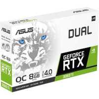 ASUS nVidia GeForce RTX 3060 Ti 8Gb DUAL-RTX3060TI-O8GD6X-WHITE