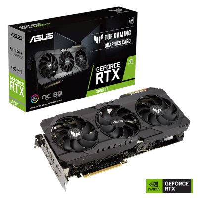 ASUS nVidia GeForce RTX 3060 Ti 8Gb TUF-RTX3060TI-O8GD6X-GAMING