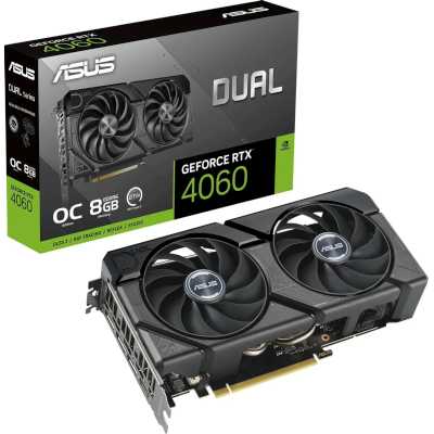 видеокарта ASUS nVidia GeForce RTX 4060 8Gb DUAL-RTX4060-O8G-EVO