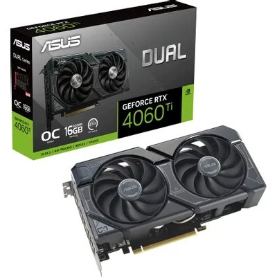 ASUS nVidia GeForce RTX 4060 Ti 16Gb DUAL-RTX4060TI-O16G