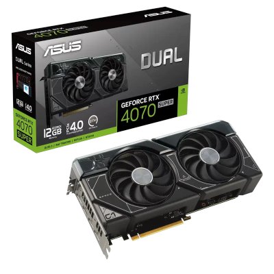 видеокарта ASUS nVidia GeForce RTX 4070 Super 12Gb DUAL-RTX4070S-12G