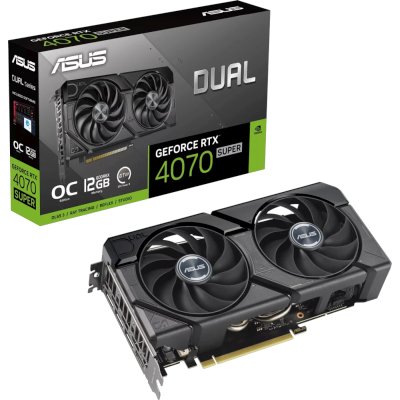 ASUS nVidia GeForce RTX 4070 Super 12Gb DUAL-RTX4070S-O12G-EVO