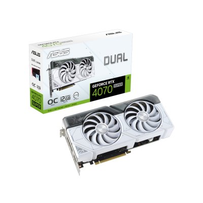 ASUS nVidia GeForce RTX 4070 Super 12Gb DUAL-RTX4070S-O12G-WHITE