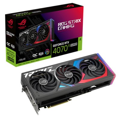 видеокарта ASUS nVidia GeForce RTX 4070 Ti Super 16Gb ROG-STRIX-RTX4070TIS-O16G-GAMING