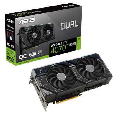 видеокарта ASUS nVidia GeForce RTX 4070 Ti Super 16Gb DUAL-RTX4070TIS-O16G