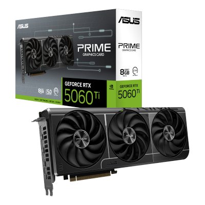 видеокарта ASUS nVidia GeForce RTX 5060 Ti 8Gb PRIME-RTX5060TI-8G