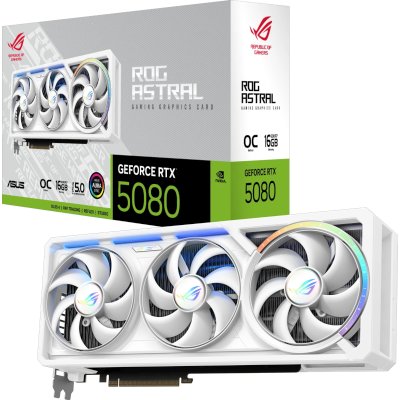 ASUS nVidia GeForce RTX 5080 16Gb ROG-ASTRAL-RTX5080-16G-WHITE