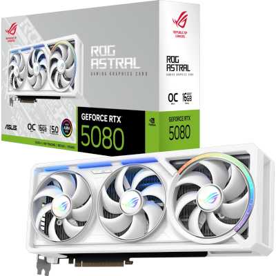 видеокарта ASUS nVidia GeForce RTX 5080 16Gb ROG-ASTRAL-RTX5080-O16G-WHITE