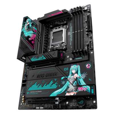 материнская плата ASUS ROG Strix X870E-H Gaming WiFi7 Hatsune Miku
