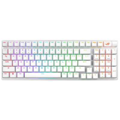 клавиатура ASUS ROG X901 Strix Scope II 96 Wireless White 90MP037A-BKRA30