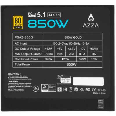 блок питания AZZA 850W PSAZ-850G ATX 3.1