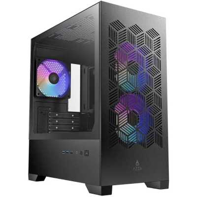 корпус AZZA Aerohex-M Black
