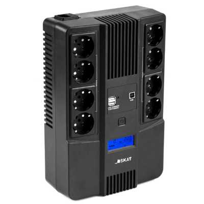 ИБП Бастион SKAT-UPS 800-AID-IN-1x9-8