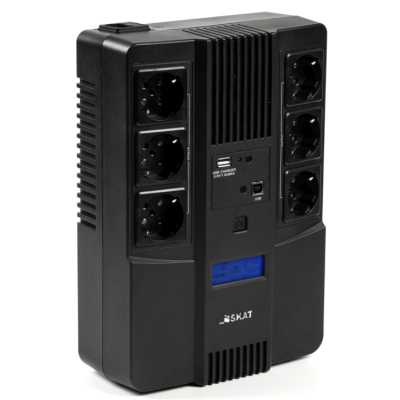 ИБП Бастион SKAT-UPS 800-AID-IN-1x9