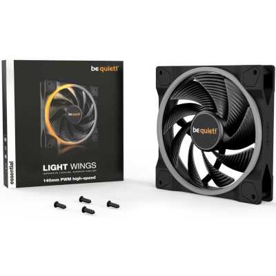 Be Quiet Light Wings 140mm PWM High Speed Black