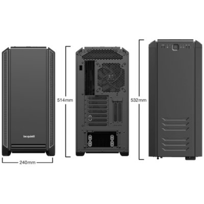корпус Be Quiet Silent Base 601 Window Silver