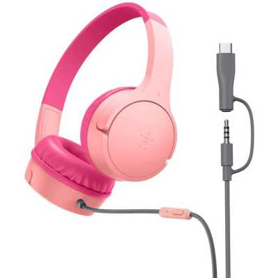 гарнитура Belkin SoundForm Mini Wired Pink AUD010hqPK