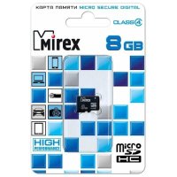 карта памяти Mirex 8GB 13612-MCROSD08