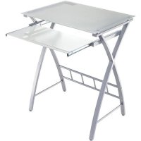 стол компьютерный Бюрократ GD-003 White