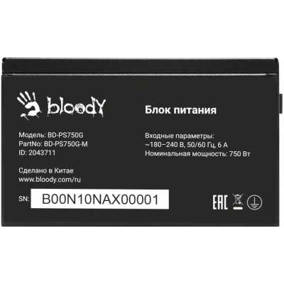 блок питания Bloody 750W BD-PS750G-M