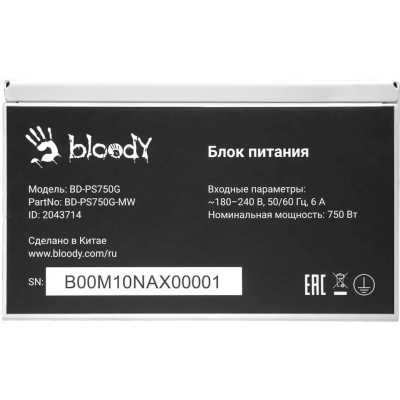 блок питания Bloody 750W BD-PS750G-MW