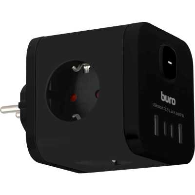 сетевой разветвитель Buro BU-PW3UC-B
