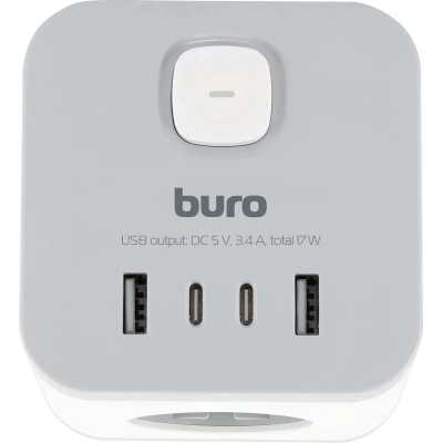 сетевой разветвитель Buro BU-PW3UC-W
