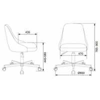 стул Бюрократ CH-340M/VELV09