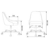 стул Бюрократ CH-340M/VELV88