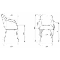 стул Бюрократ CH-380F/21BLUESTEEL