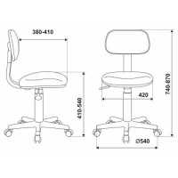 стул Бюрократ CH-W201NX/STICK-VIO