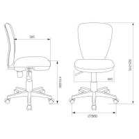 кресло детское Бюрократ KD-W10/26-29-1