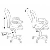 стул Бюрократ KD-W10AXSN/STICK-BL