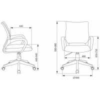 кресло детское Бюрократ KD-W4/NRTO-WH