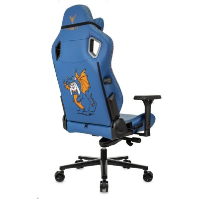 игровое кресло Бюрократ Knight Craft Dragon Blue
