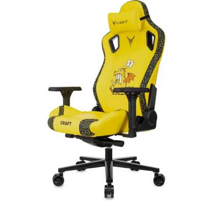 игровое кресло Бюрократ Knight Craft Dragon Yellow