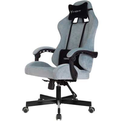 игровое кресло Бюрократ KNIGHT TERMINATOR Grey-Blue