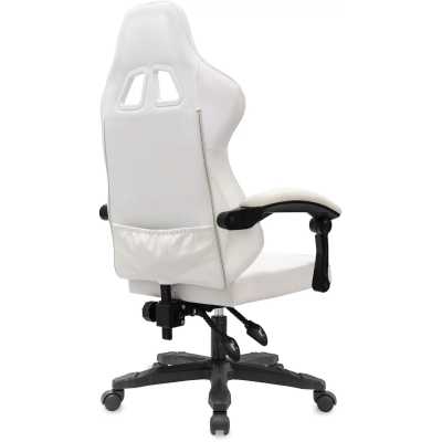 игровое кресло Бюрократ KNIGHT WOLF RGB WH