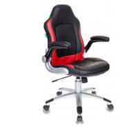 игровое кресло Бюрократ VIKING-1-BL+Red