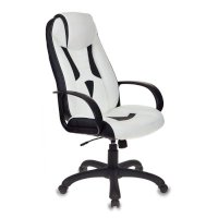 игровое кресло Бюрократ VIKING-8-WH+Black