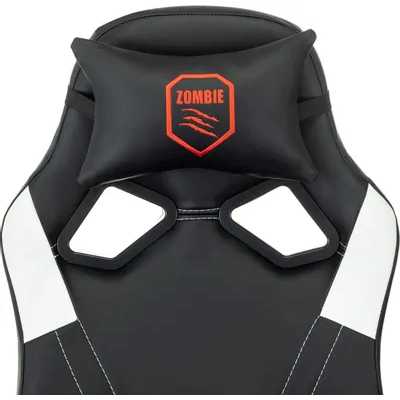 игровое кресло Бюрократ ZOMBIE 50 Black/White