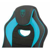 игровое кресло Бюрократ ZOMBIE GAME 16 LBLUE