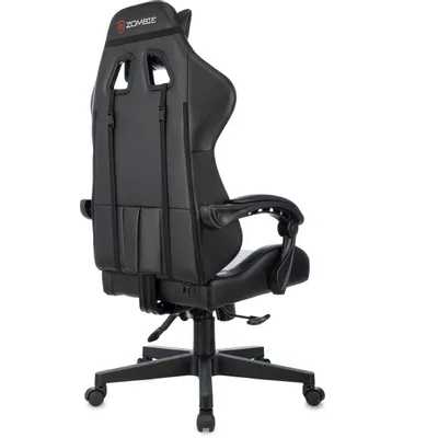 игровое кресло Бюрократ ZOMBIE Game Tetra Black/Red