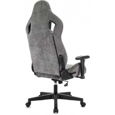 игровое кресло Бюрократ ZOMBIE Ghost Fabric Grey