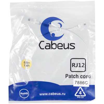Cabeus PC-TEL-RJ12-0.5m