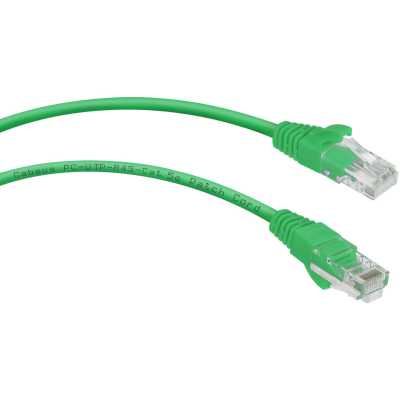 патч-корд Cabeus PC-UTP-RJ45-Cat.5e-0.3m-GN