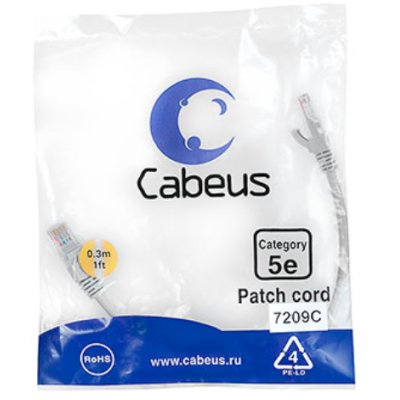Cabeus PC-UTP-RJ45-CAT.5E-0.3M